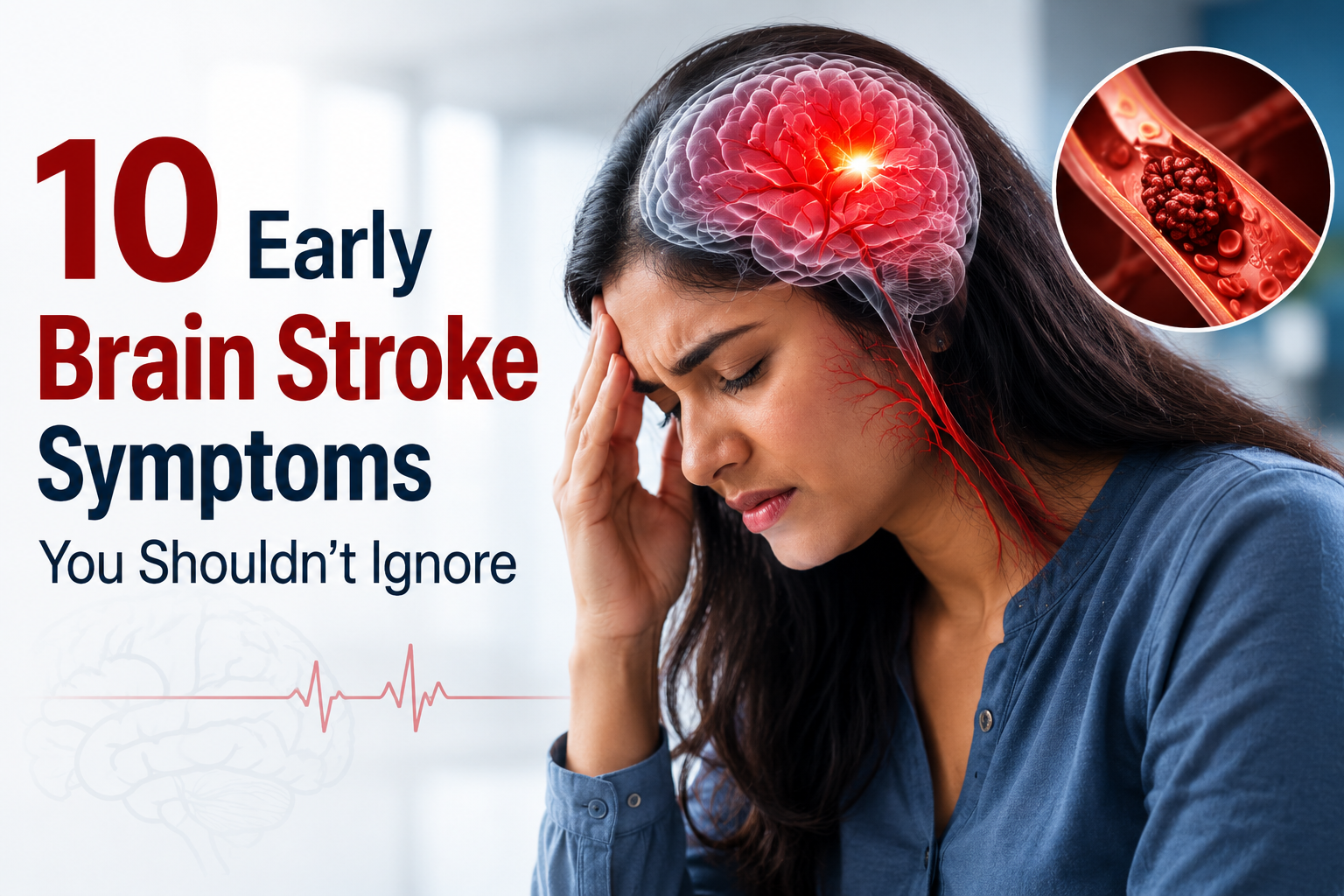 early brain stroke symptoms