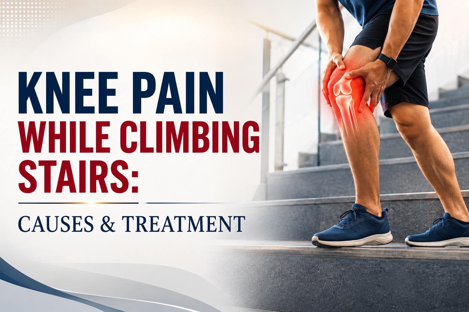 knee pain while climbing stairs